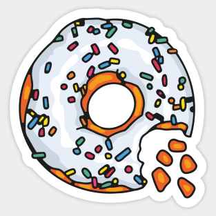 Bitten Glazed Donut Sticker